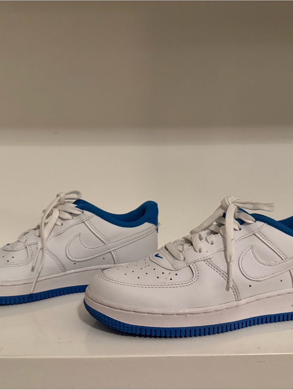 Nike Force 1 PS Low White Light Photo Blue Sneakers DV1332-101 Size Women’s 4.5